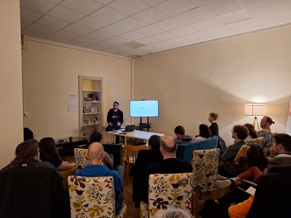 Sébastien présente Wagtail au meetup Python Nantes du 09 février 2024